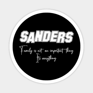 Sanders Second Name, Sanders Family Name, Sanders Middle Name Magnet